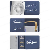 پنکه رومیزی مدل دو فن FH-666